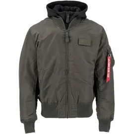 Alpha Industries Ma-1 D-tec Jacke Black Olive XL