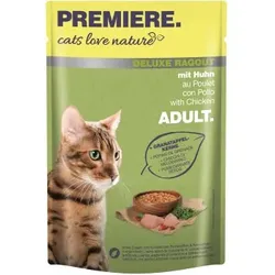 PREMIERE cats love nature Deluxe Ragout mit Huhn 24x100 g