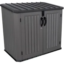 Lifetime Kunststoff Mülltonnenbox & Geräteschrank Phil Grau