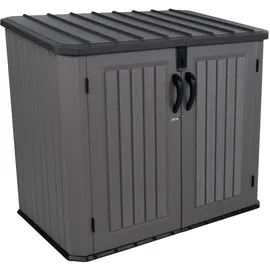 Lifetime Kunststoff Mülltonnenbox & Geräteschrank Phil Grau