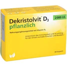 Trommsdorff Dekristolvit D3 2000 I.E. pflanzlich Kapseln 60 St.