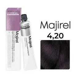L'Or éal Professionnel Majirel Haarfarbe 4,20 Mittelbraun Intensives Violett 50ml