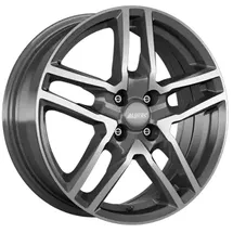 ALUTEC München Ikenu 6,5 x 16 4 x 100 ET40 MB63,3 Graphit Poliert