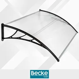 OEM Vordach 150 x 100 cm transparent
