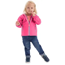 KILLTEC first instinct by killtec Unisex Baby Fios 10 Mns Jckt Funktionsjacke Regenjacke Mit Kapuze, Fuchsia, 122-128 EU