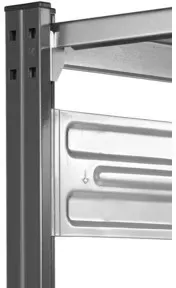 Kappes T-Profil f. Steckregal L2000 mm RAL 7016 mit RasterPlan Lochung
