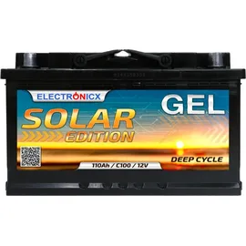 Electronicx Solarbatterie 12V 110Ah 1,32 kWh