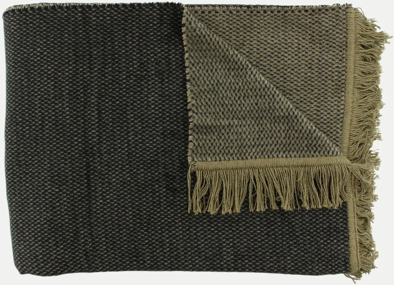 Decke Plaid Unami 150x200 cm Schwarz