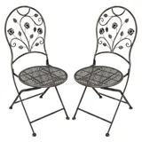 Garden Pleasure Klappstuhl Pinatubo Metall Stuhl Sessel Gartenstuhl Garten Outdoor Möbel
