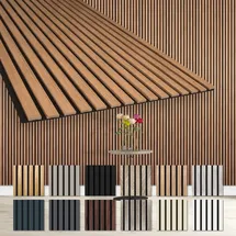 HEXIM Akustikpaneel HEXIM Braun 2 St. 278 x 60 cm