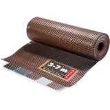 Kadax Sichtschutz für Balkon, Terrasse, Zaun, wetterfeste Sichtschutzmatte aus PE-Rattan, Balkonbespannung mit Kabelbinder, Sichtschutzzaun, Balkonverkleidung, Windschutz (0,9 m x 3 m, hellbraun)