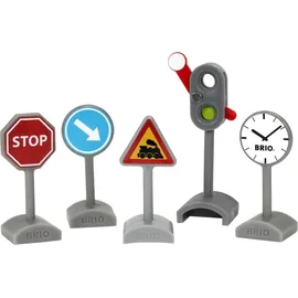BRIO Verkehrszeichen-Set