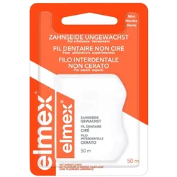 Elmex Zahnseide ungewachst mit Aminfluorid