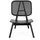BIZZOTTO Sessel Yves 67 x 67 x 92 cm schwarz