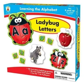 Carson Dellosa Education Ladybug Letters