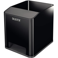 Leitz Stiftehalter Duo Colour schwarz/grau Polystyrol 2 Fächer 9,0