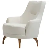 JVmoebel Sessel 93 x 93 x 76 cm Weiß