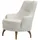 JVmoebel Sessel 93 x 93 x 76 cm Weiß