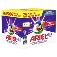 Ariel All in 1 Color PODS Colorwaschmittel 8700216240666 , 1 Karton = 2 Packungen à 38 Stück = 76 Stück