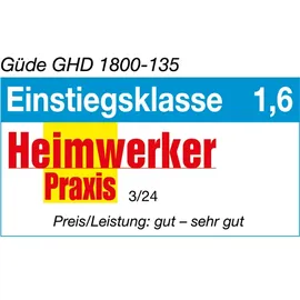 Güde GHD 1800-135 Hochdruckreiniger 1800 W 135 bar 468 l/h inkl. Zubehör