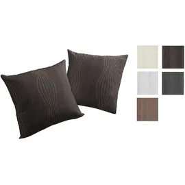 Wirth Kissenbezug Riccia 40 x 40 cm Lila