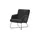 Ravensberger Werkstätten Sessel RW Wing Leder 67 x 87 x 74 cm Schwarz