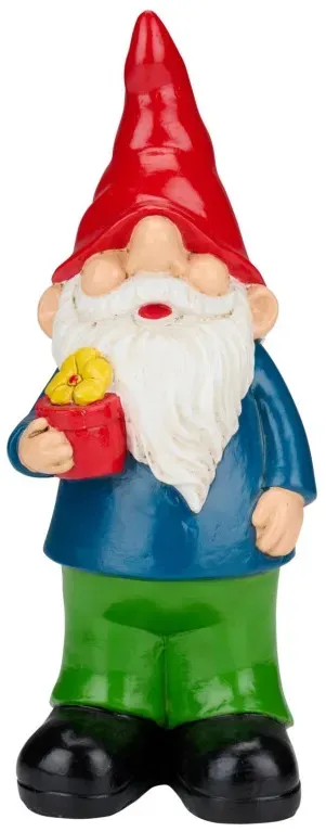 Wichtel mit roter Mütze