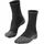 Trekkingsocken Damen anthrazit melange 37-38