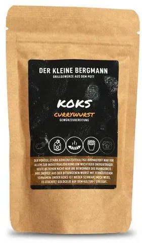 Der Kleine Bergmann Koks Currywurst, 100g Beutel