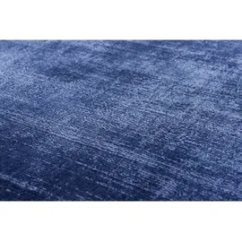 Tom Tailor Shine uni Kurzflorteppich 85 x 155 cm navy