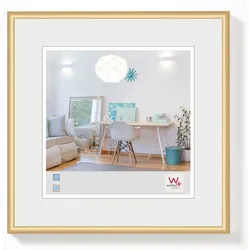 walther + design Lifestyle Kunststoff Bilderrahmen 20x20 cm GOLD