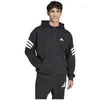 Adidas Future Icons 3 Stripes Reißverschlusspullover - Black M