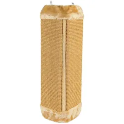 Katzen-Kratzbrett für Zimmerecken, Sisalteppich, 32x60cm, braun/braun