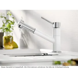 Blanco Kano-S Einhebelmischer Schlauchbrause Schwarz Matt