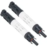 Solar-PV-Stecker-Set 2 Sets Wasserdichter Solar-Sicherungsstecker Für Solarkabel