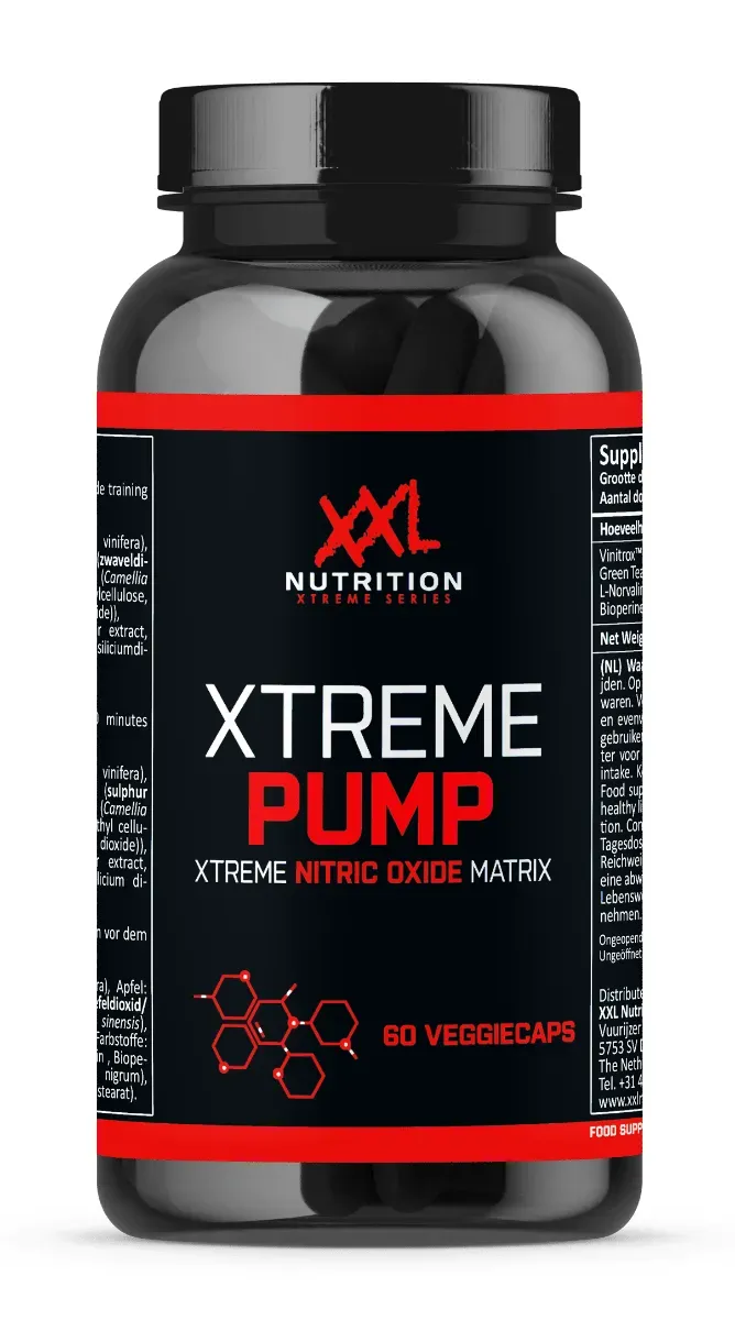 Xtreme Pump - 60 Veggiecaps (30 dosierungen) - XXL Nutrition