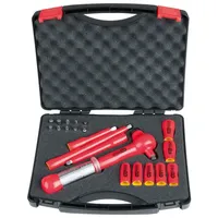 KS Tools 1/4" Isolierter Steckschlüssel-Satz, 21-teilig mit Classic-Bits