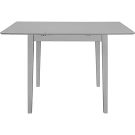vidaXL Ausziehbarer Esstisch Grau (80-120)x80x74 cm MDF