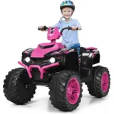 Goplus Kinder-Elektroquad rosa (12V)