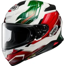 Shoei NXR2 Capriccio, Integralhelm - Weiß/Schwarz/Grün/Rot - XL