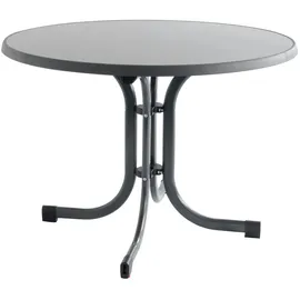 Siena Garden Klapptisch Paco Ø 100 x 71 cm Anthrazit