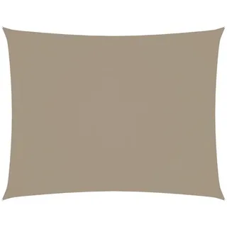 vidaXL Sonnensegel Oxford-Gewebe Rechteckig 3,5x5 m Taupe
