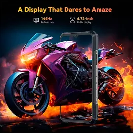 Cubot Kingkong X Pro 24 GB RAM 256 GB Schwarz