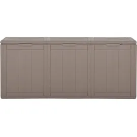 furnicato Gartenbox 118,5 x 51 x 44,5 cm Braun