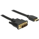 DeLock DVI-D zu HDMI 10 m Schwarz