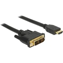 DeLock DVI-D zu HDMI 10 m Schwarz