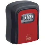 BASI 2101-0000-1114 SSZ 200 Schlüsseltresor Zahlenschloss Schwarz, Rot