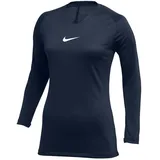 Nike Damen Langarmshirt Dri-FIT First Layer AV2610-410 L - midnight navy/white