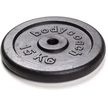 VirtuFit Gusseisen Hantelscheibe 30 mm 15 kg schwarz