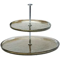 Ritzenhoff & Breker Etagere Luzia 29 cm Glas Braun